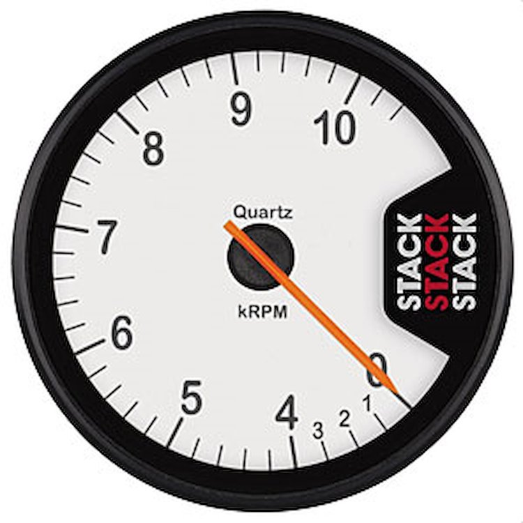 Clubman Tachometer 0-10,500 RPM