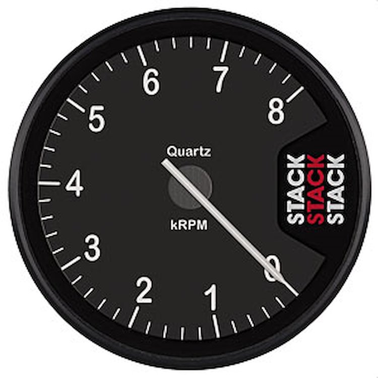 Clubman Tachometer 0-8,000 RPM