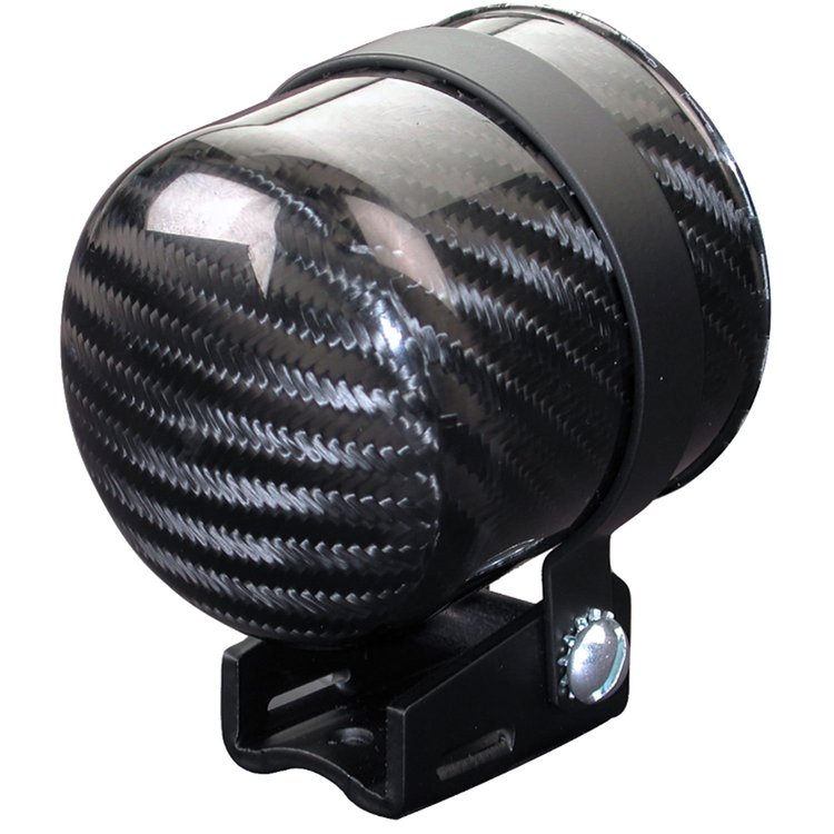 GAUGE MOUNT 52MM PEDESTAL W/ CARBON FIBRE CUP