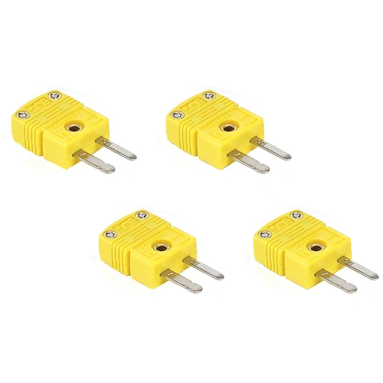 Connector Kit Type K Thermocouple Plug Male qty. 4