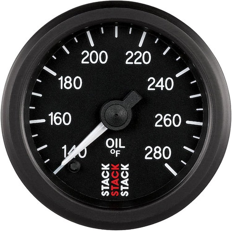 GAUGE OIL TEMP 140-280F