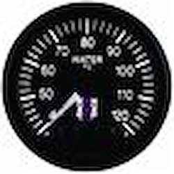 GAUGE WATER TEMP PRO-CONTROL 52MM BLK 40-120C 1/8 NPTF MALE