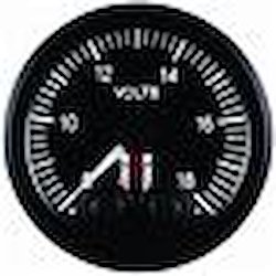 GAUGE BATTERY VOLTAGE PRO-CONTROL 52MM BLK 8-18V