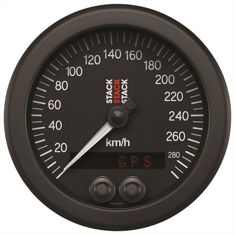 GPS SPEEDO 0-290KM/H BLK