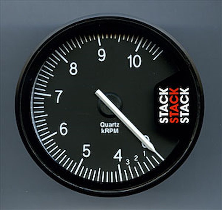 Action Replay Tachometer 0-10,500 RPM