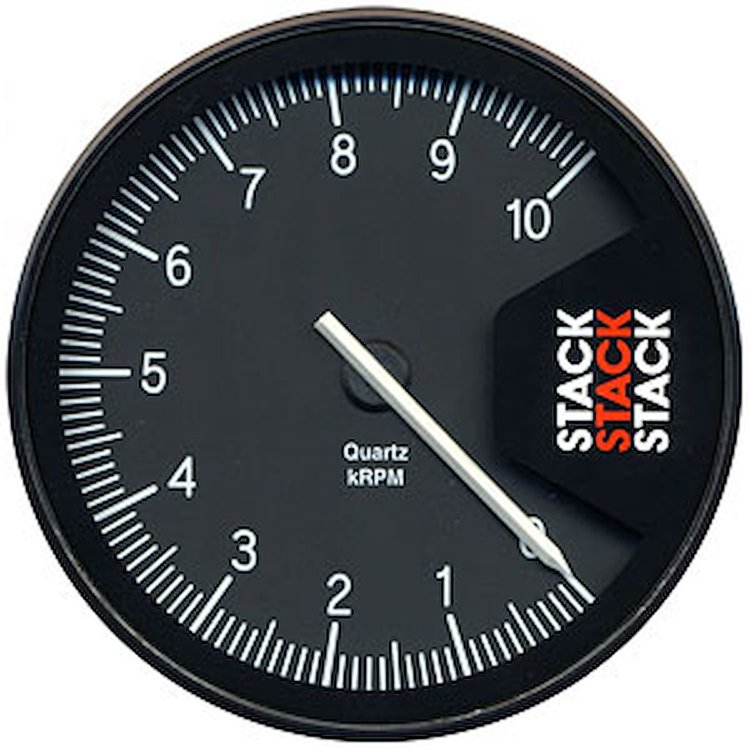 "Monster" Action Replay Tachometer 0-10,000 RPM