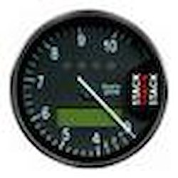 Dash Tach Street Race Blk 0-10.75k RPM Speed Sensor