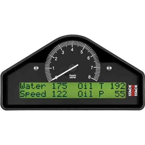 DASH BLACK 0-8K RPM