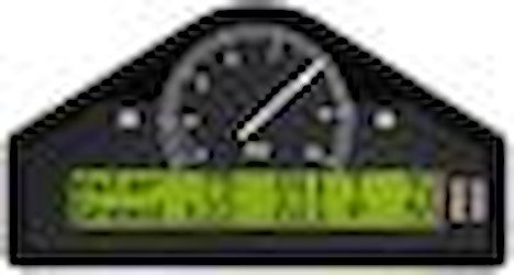 RACE DISPLAY PRE-CONFIGURED BLACK 0-3-8K RPM BAR DEG. C KM/H