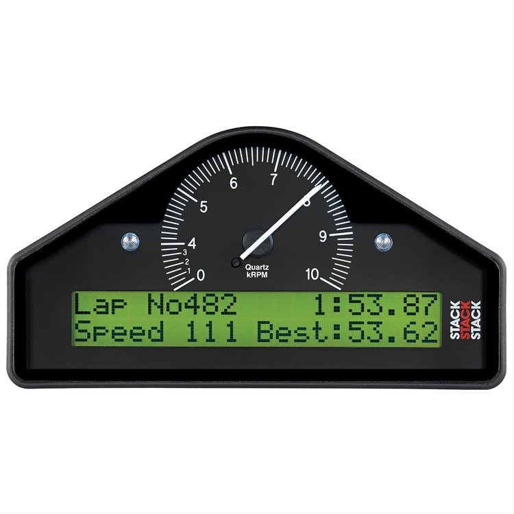 ACTION REPLAY DASH BLK 0-4-10K RPM BAR DEG. C KM/H