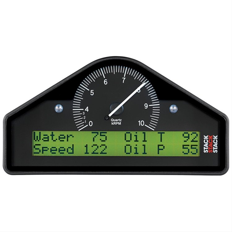 ACTION REPLAY DASH BLK 0-4-10K RPM PSI DEG. C MPH