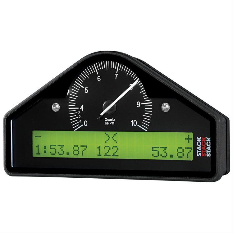 STREET-BOOST DASH BLK 0-4-10K RPM BAR DEG. C KM/H