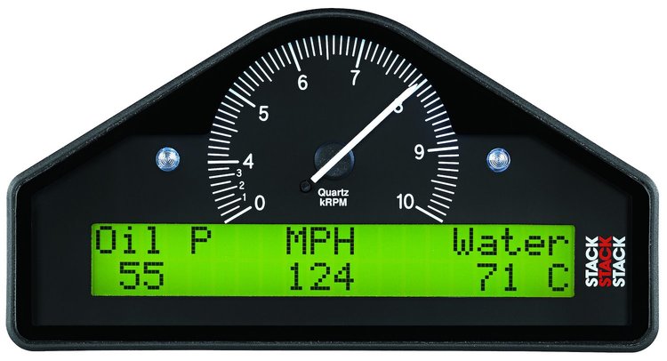 Multi-Function Dash Display Logger MFD Blk 0-4-10k RPM Invert