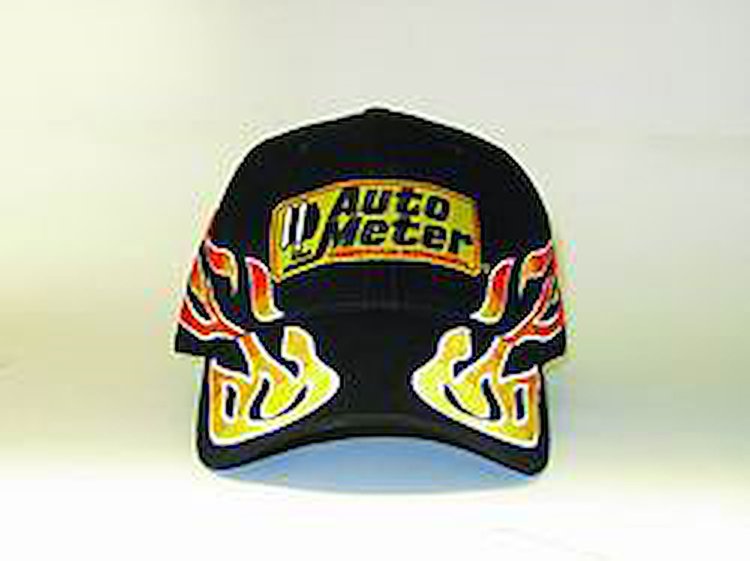 Hat Black with Flames Meter logo