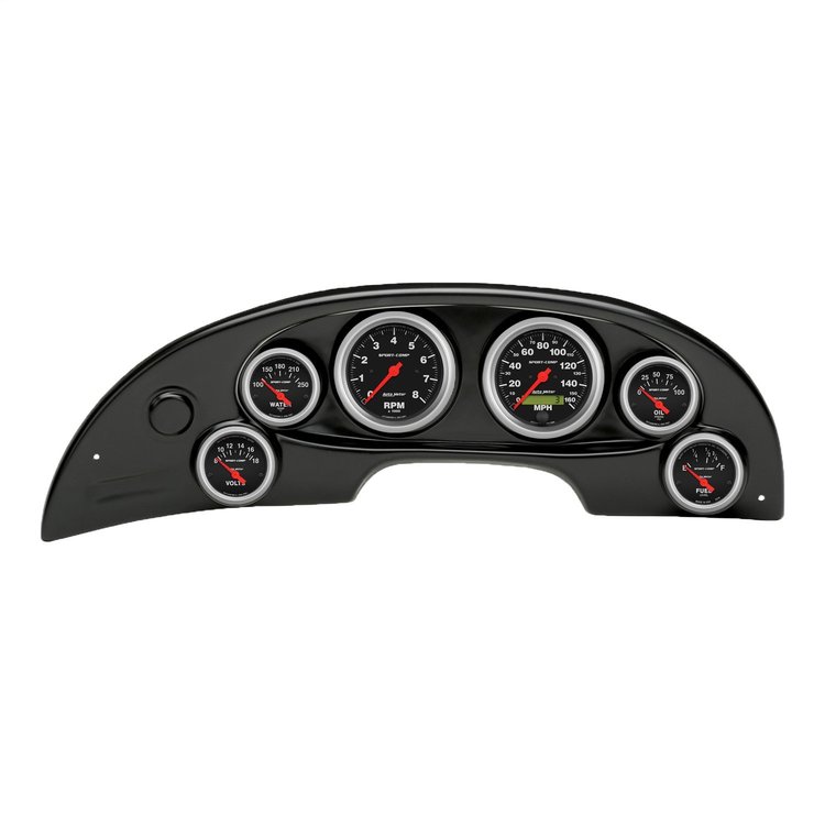 10008-11 Sport-Comp 6-Gauge Direct-Fit Dash Kit for 1994-2004 Ford Mustang