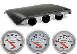 Triple Dash Pod Kit 2005-Up Ford Mustang
