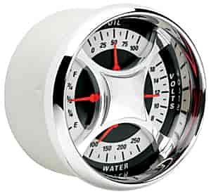 5" MCX In-Dash Quad Gauge