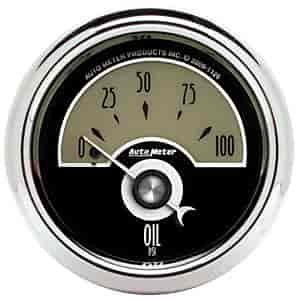 Cruiser AD Oil Pressure Gauge 2-1/16" Electrical 0-100 psi