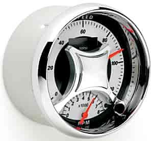 5" MCX In-Dash Tach/Speedo Combo 8000 RPM/120 mph