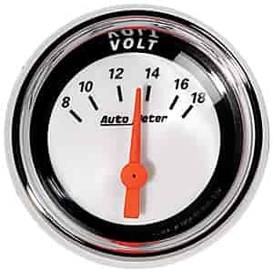 2-1/16" MCX Voltmeter 8-18 volts