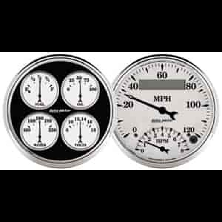 Old Tyme White II Gauge Combo 5" Electrical