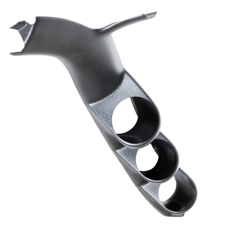 2-5/8" Triple Gauge Pillar 1987-93 Ford Mustang (Hard Top)