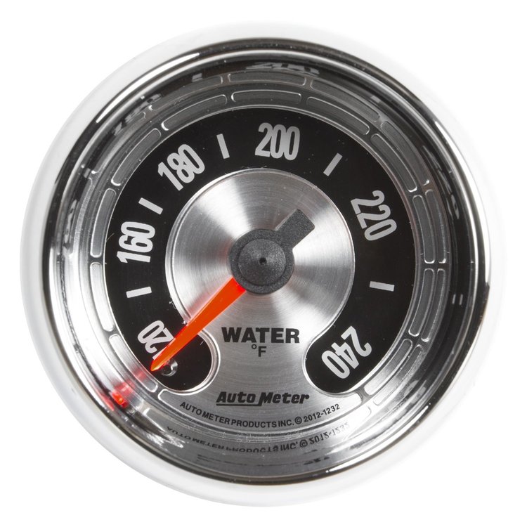 American Muscle Water Temperature Gauge 2-1/16" Electrical