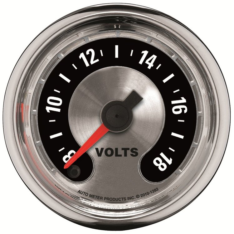 American Muscle Voltmeter 2-1/16" Electrical (Full Sweep)