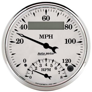 Old Tyme White II Dual Gauge 5" Electrical
