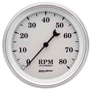 Old Tyme White II Tachometer 3-3/8" Electrical