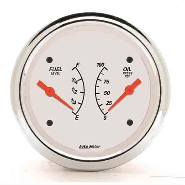 Arctic White Dual Gauge 3-3/8" Electrical