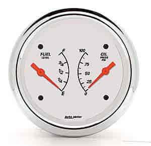 Arctic White Dual Gauge 3-3/8" Electrical