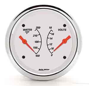Arctic White Dual Gauge 3-3/8" Electrical