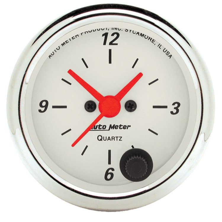 Arctic White Clock 2-1/16" Electrical