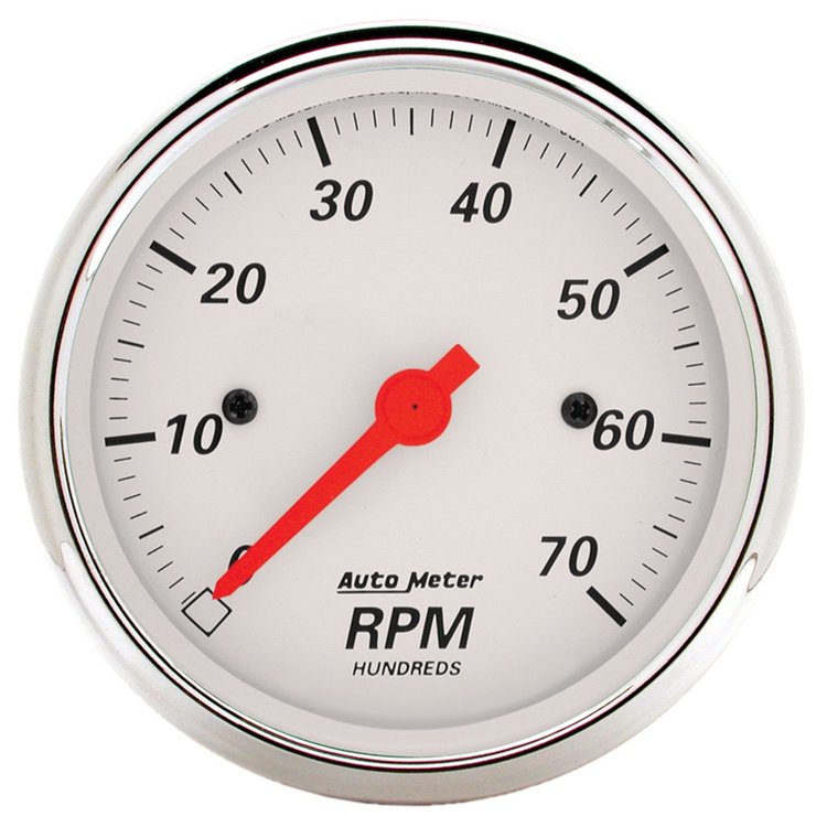 Arctic White Tachometer 3-1/8" Electrical