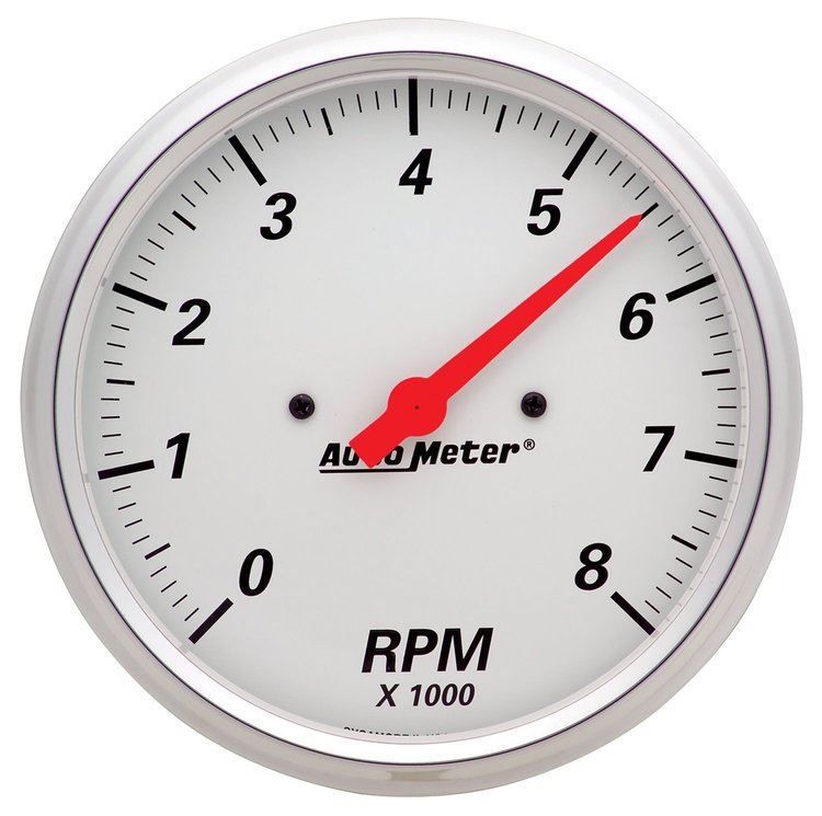 Arctic White Tachometer 5" Electrical