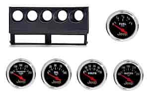 5-Gauge Cluster Bezel Kit 1987-95 Jeep Wrangler YJ