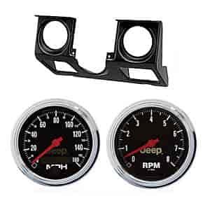 Dual Gauge Cluster Bezel Kit 1987-95 Jeep Wrangler YJ