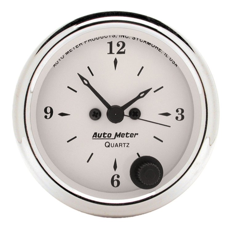 Old Tyme White Clock 2-1/16" Electrical