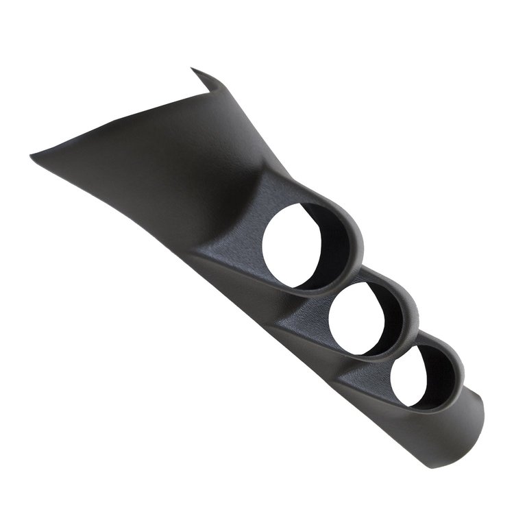 2-1/16" Triple Gauge Pillar 1998-2002 Dodge Ram (Except 2002 Ram 1500)