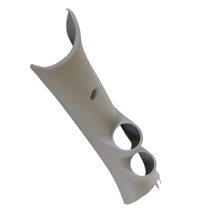 Dual Gauge A-Pillar Pod 2-1/16" Tan 2010-2015 Dodge Ram