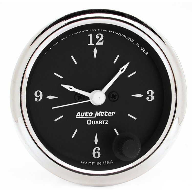 Old Tyme Black Clock 2-1/16" Electrical