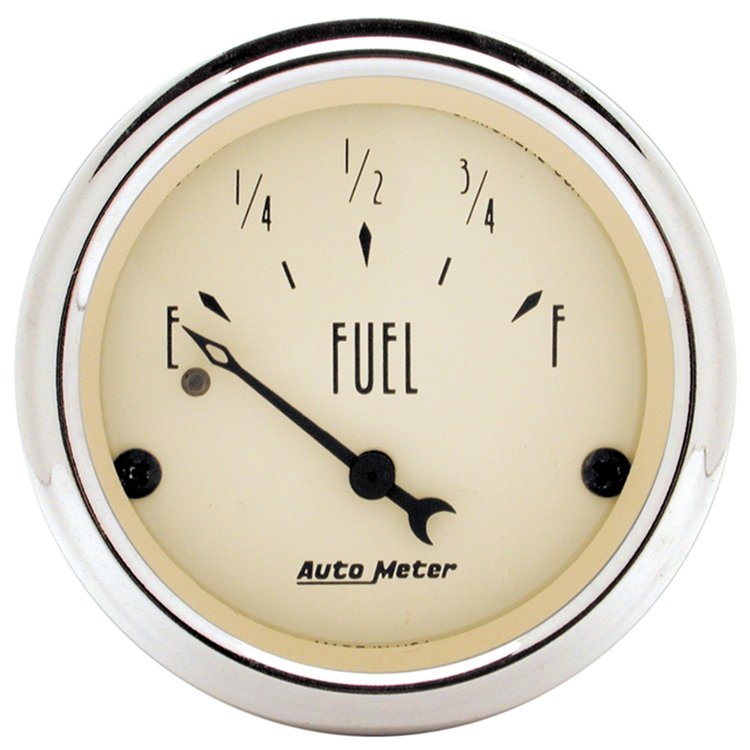 Antique Beige Fuel Level Gauge 2-1/16" Electrical