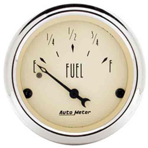 Antique Beige Fuel Level Gauge 2-1/16" Electrical