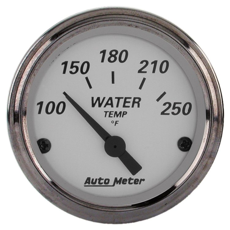 American Platinum Water Temperature Gauge 2-1/16" Electrical