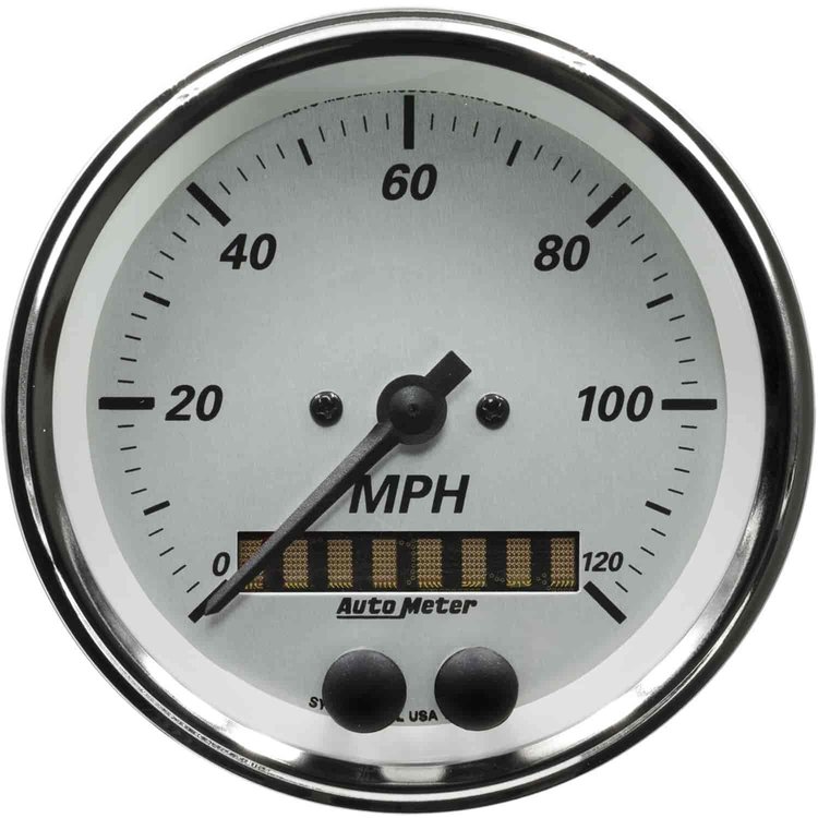 American Platinum GPS Speedometer 3-3/8" Electrical 120 mph