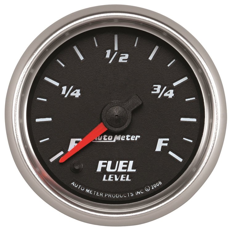 GAUGE FUEL LEVEL 2 1/16 0-280 PROGRAMMABLE BLACK PRO-CYCLE