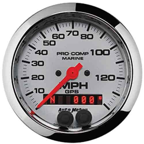 Pro-Comp Ultra Lite Marine Speedometer Diameter: 3-3/8"