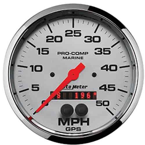 Pro-Comp Ultra Lite Marine Speedometer Diameter: 5"