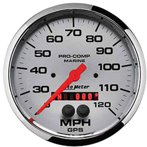 Pro-Comp Ultra Lite Marine Speedometer Diameter: 5"